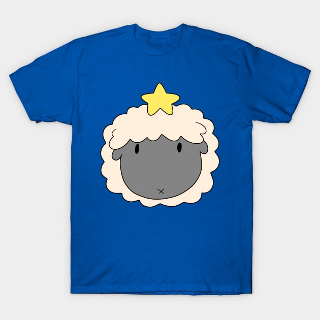 Star Sheep Face T-Shirt by saradaboru